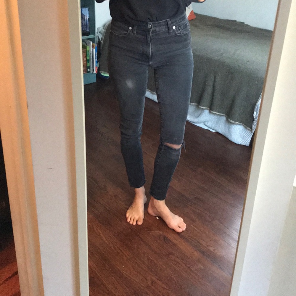 Madewell skinny skinny high waisted jeans